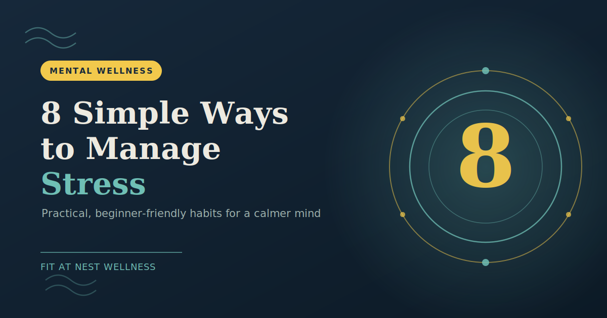 Stress Management Tips for Beginners | Fit At Nest